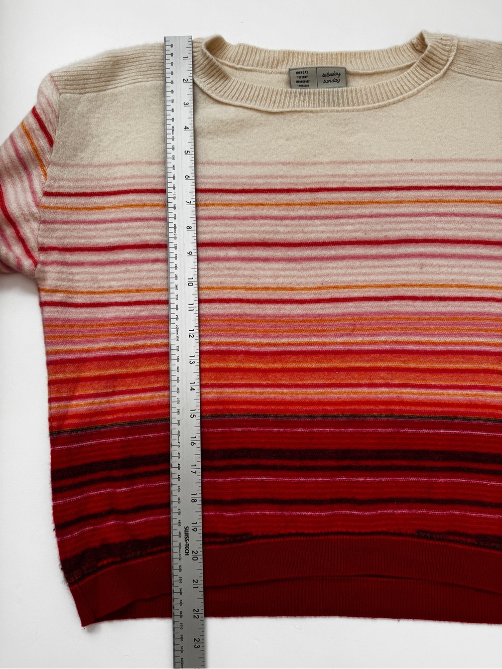 Anthropologie Saturday Sunday Emmeline Sweater 100% Cashmere Crew Neck Sz M - Picture 10 of 16